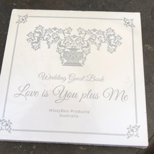 Wedding guest book